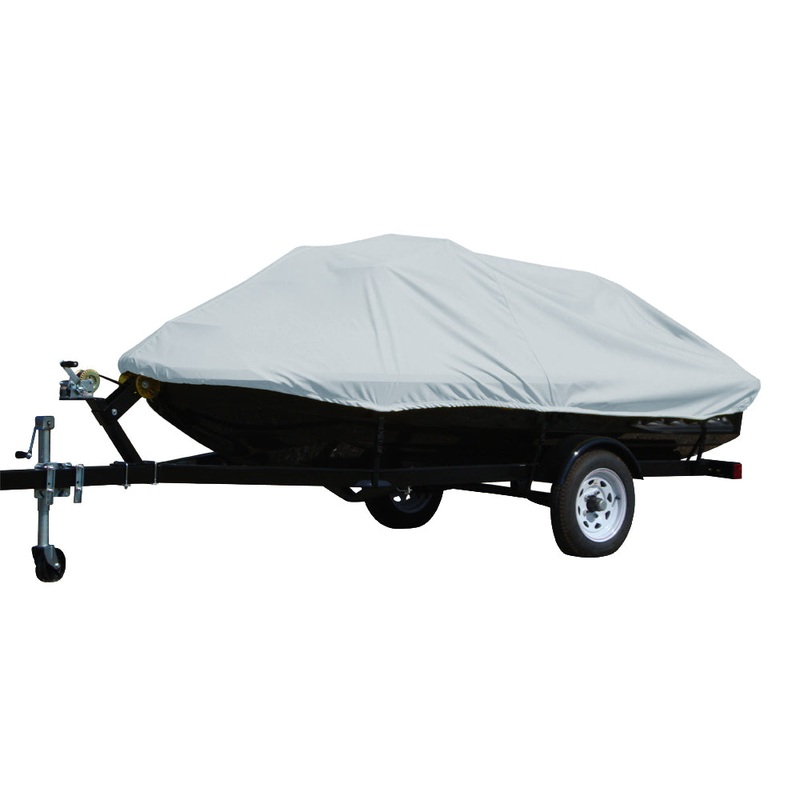 Carver Poly-Flex II Styled-to-Fit Cover f/2 Seater Personal Watercrafts – 108 X 45 X 41 – Grey – 4000F-10