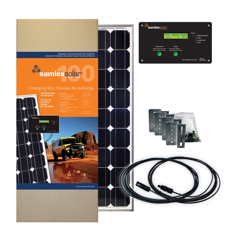 Samlex Solar Charging Kit – 100W – 30A – SRV-100-30A