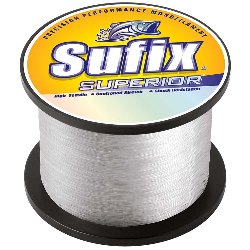 Sufix Superior Clear Monofilament – 40lb – 1485 yds – 645-140