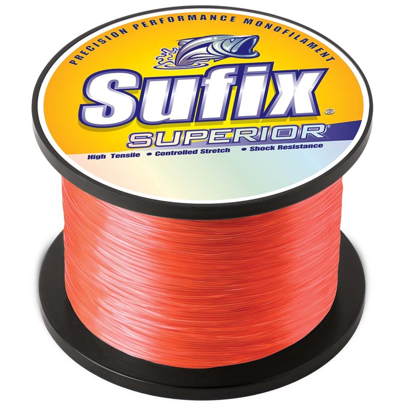 Sufix Superior Neon Fire Monofilament – 30lb – 1795 yds – 643-130