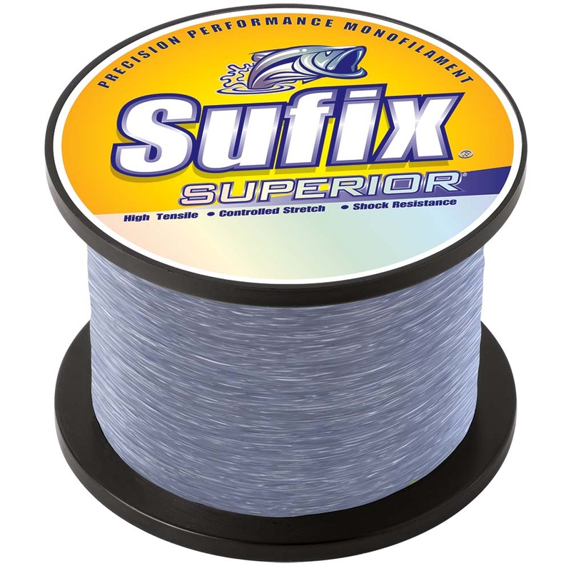 Sufix Superior Smoke Blue Monofilament – 80lb – 2890 yds – 649-080