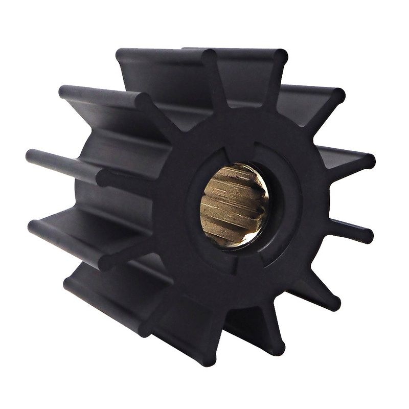 Albin Pump Premium Impeller – 95 x 25 x 63mm – 12 Blade – Spline Insert – 06-02-028