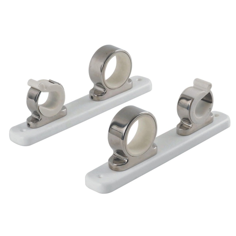 TACO 2-Rod Hanger w/Poly Rack – Polished Stainless Steel – F16-2751-1