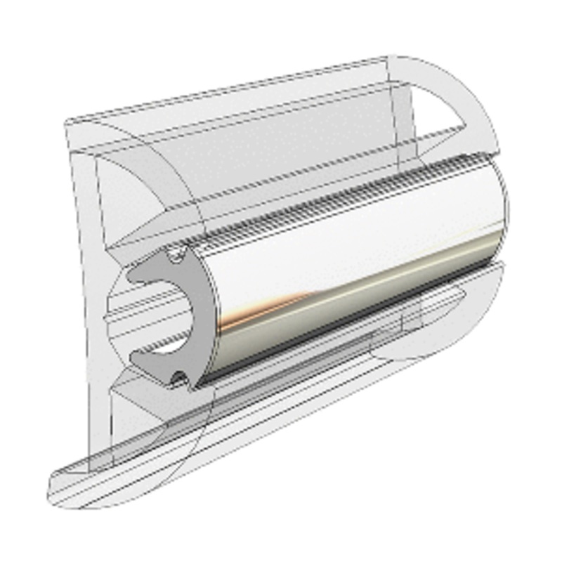 TACO Flex Chrome Insert 15/16 x 17/32 – 100′ – V12-9980CP100-1
