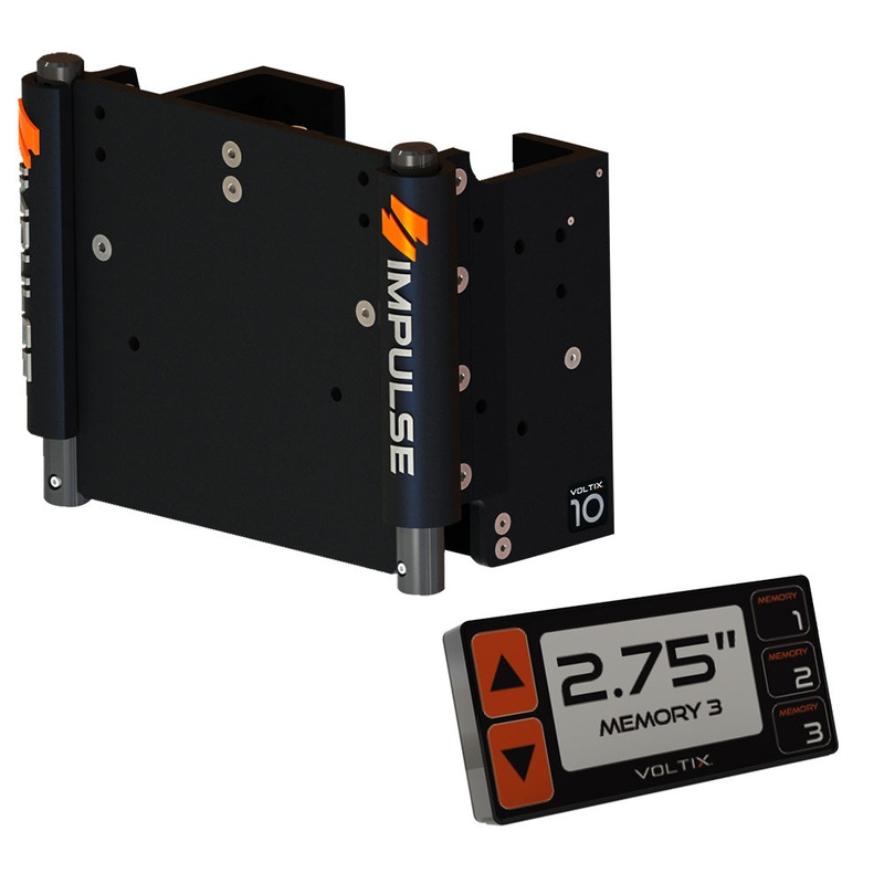 IMPULSE 10 Set Back Electric Jack Plate w/Smart Control – Black Anodized – 75070-B