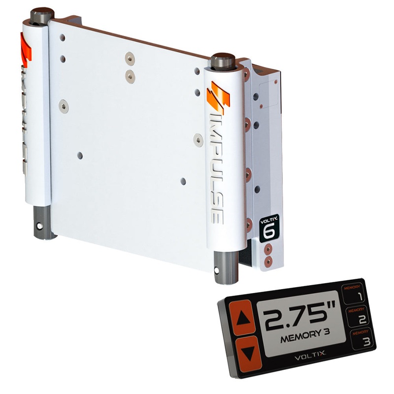 IMPULSE 6 Set Back Electric Jack Plate w/Smart Control – White Cerakote