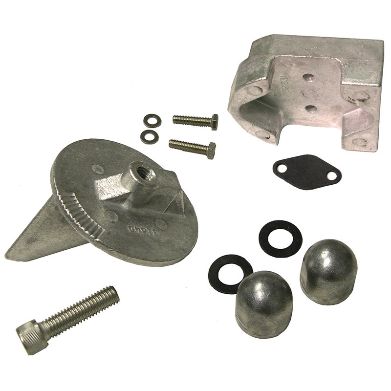 Performance Metals Mercruiser Alpha 1 Gen 1 Complete Anode Kit (No Power Steering) – Aluminum