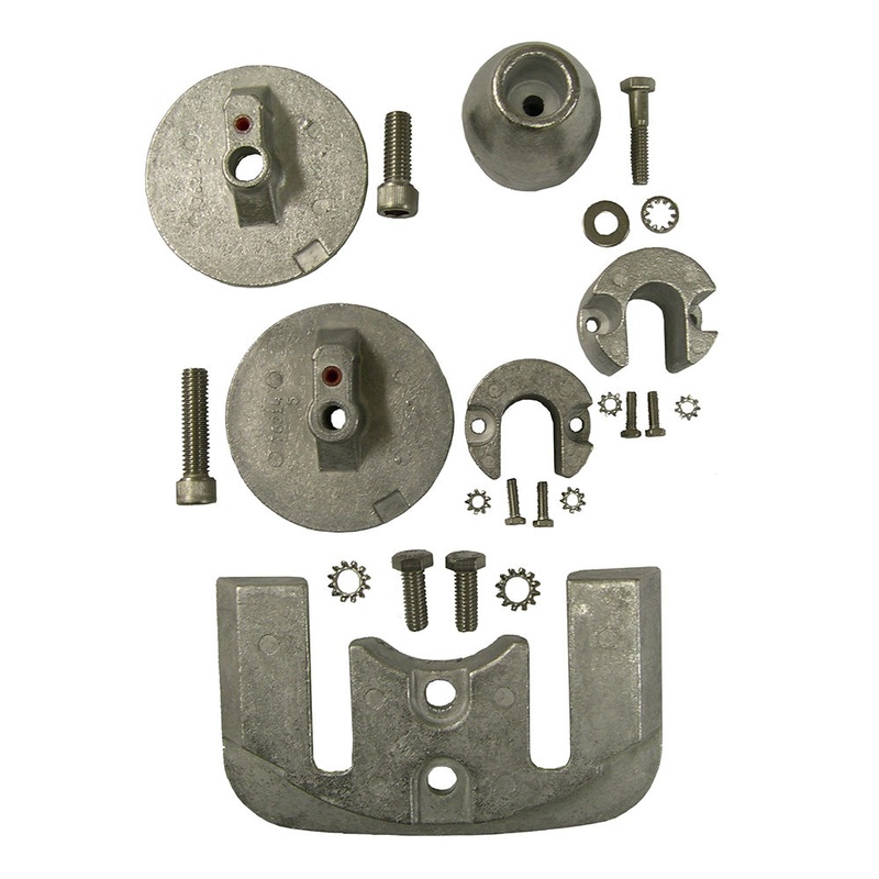 Performance Metals Mercruiser Bravo 3 (2004 & Later) Complete Anode Kit – Aluminum