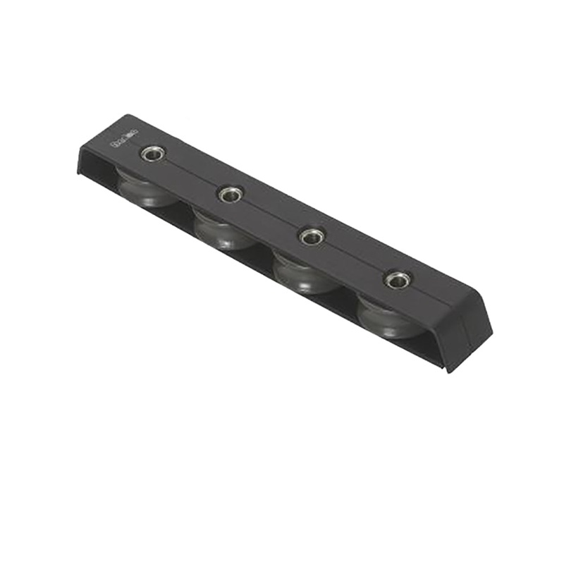 Barton Marine Deck Organizer – Size 2 – 4 Sheave – Black – 81684B