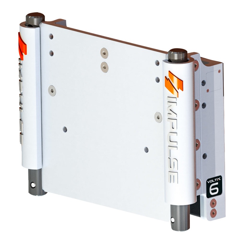 IMPULSE 6 Set Back Electric Jack Plate w/Standard Control – White Cerakote