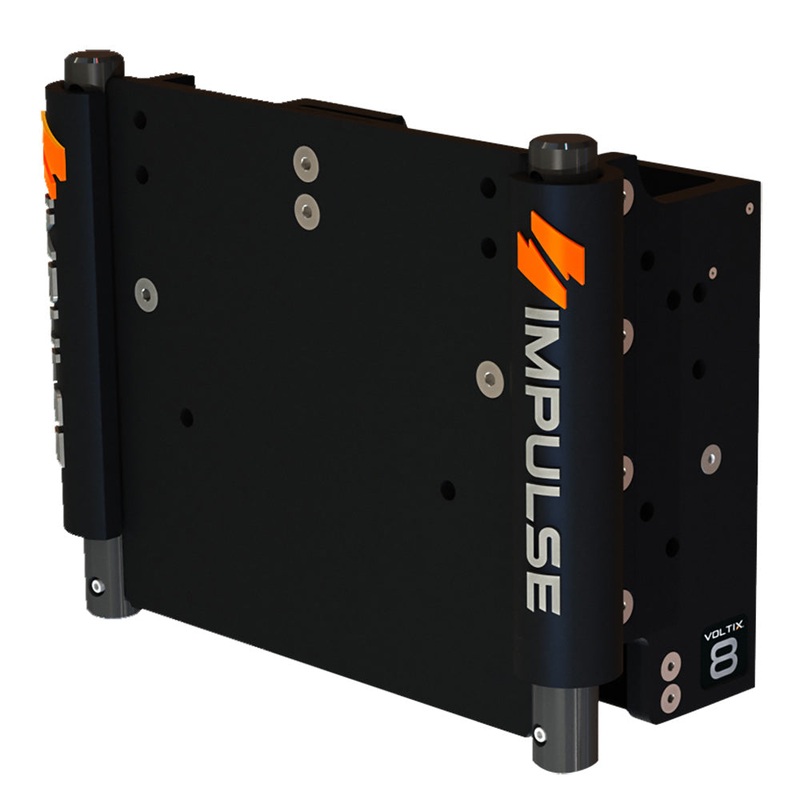 IMPULSE 8 Set Back Electric Jack Plate w/Standard Control – Black Anodize – 75062-B