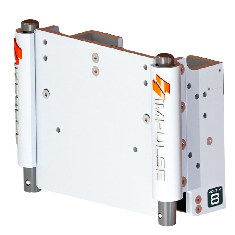 IMPULSE 8 Set Back Electric Jack Plate w/Standard Control – White Cerakote
