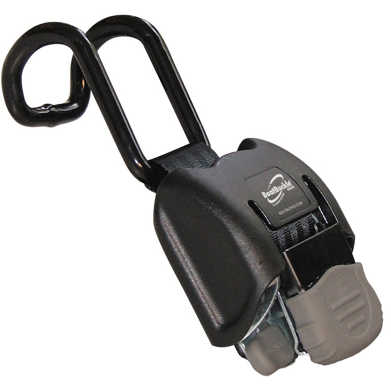 BoatBuckle G2 Retractable Gunwale Tie-Down – 2-38 – Pair – F14221