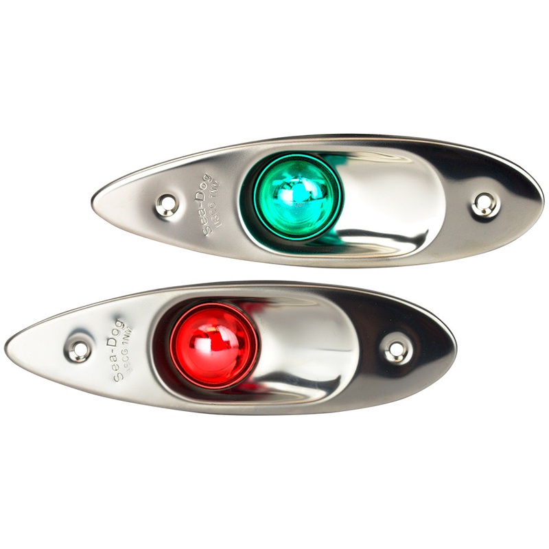 Sea-Dog Stainless Steel Flush Mount LED Side Lights – 400080-1