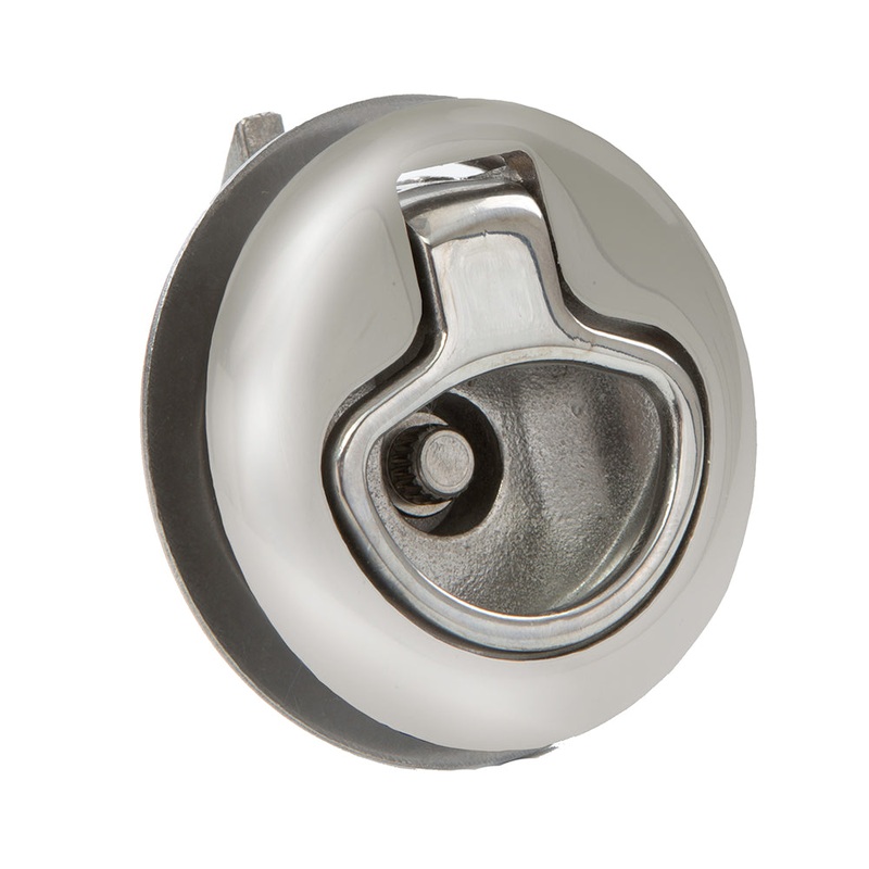 Whitecap Mini Slam Latch Stainless Steel Locking Pull Ring – 6138C