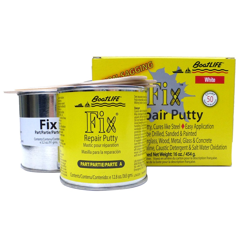 BoatLIFE Fix Repair Putty – 16oz – White – 1196