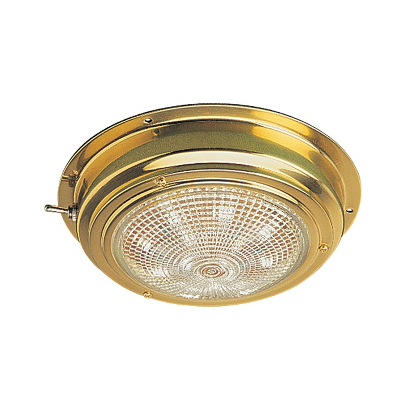 Sea-Dog Brass LED Dome Light – 5 Lens – 400208-1