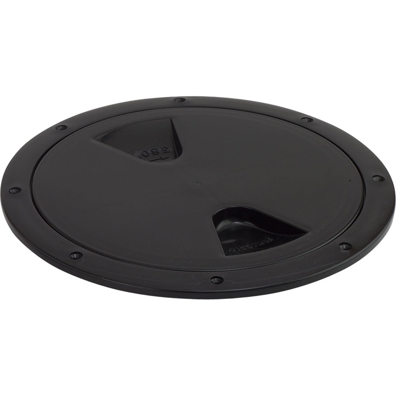 Sea-Dog Screw-Out Deck Plate – Black – 5 – 335755-1
