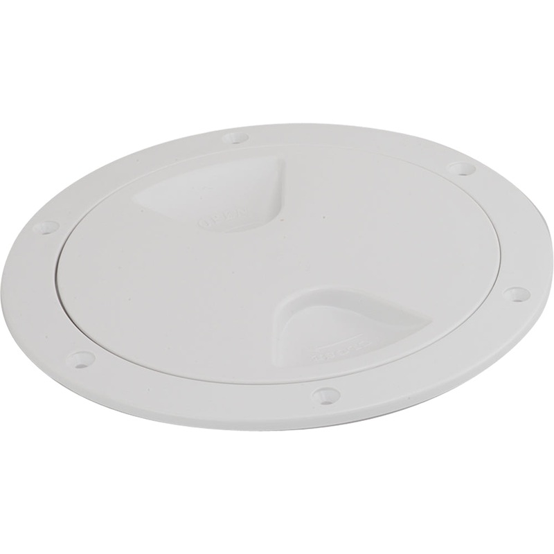 Sea-Dog Screw-Out Deck Plate – White – 5 – 335750-1