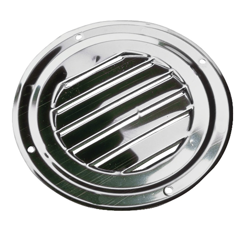 Sea-Dog Stainless Steel Round Louvered Vent – 4 – 331424-1