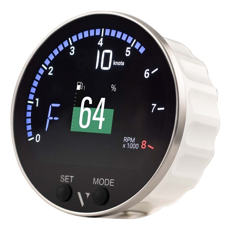 Veratron 85mm (3-3/8) VMH-35S Multifunction Gauge w/Voltage Dependent (0-5V) Sensor Input w/o GPS – B00143601