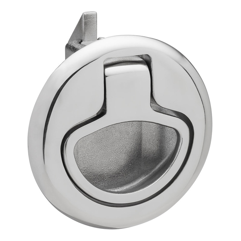 Whitecap Slam Latch Stainless Steel Non-Locking Ring Pull – 6135C