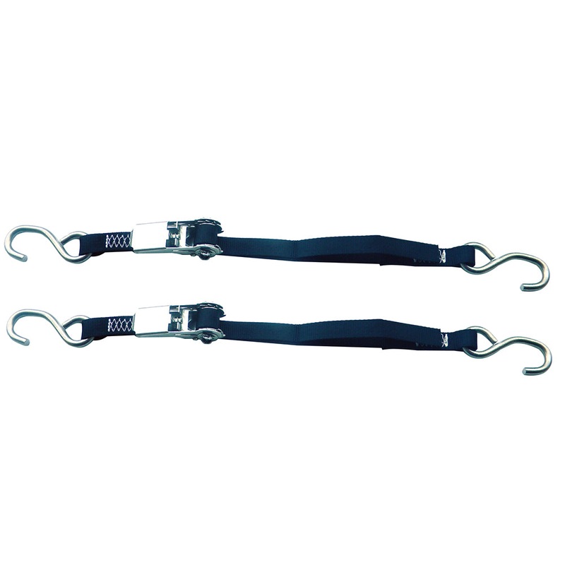 Rod Saver Stainless Steel Ratchet Tie-Down – 1 x 6′ – Pair – SSRTD6