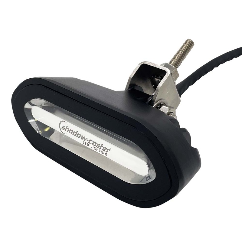 Shadow-Caster SCM-SL Series Bracket Mount Spreader Light – Black Housing – Full-Color – SCM-SLB-CC-BK