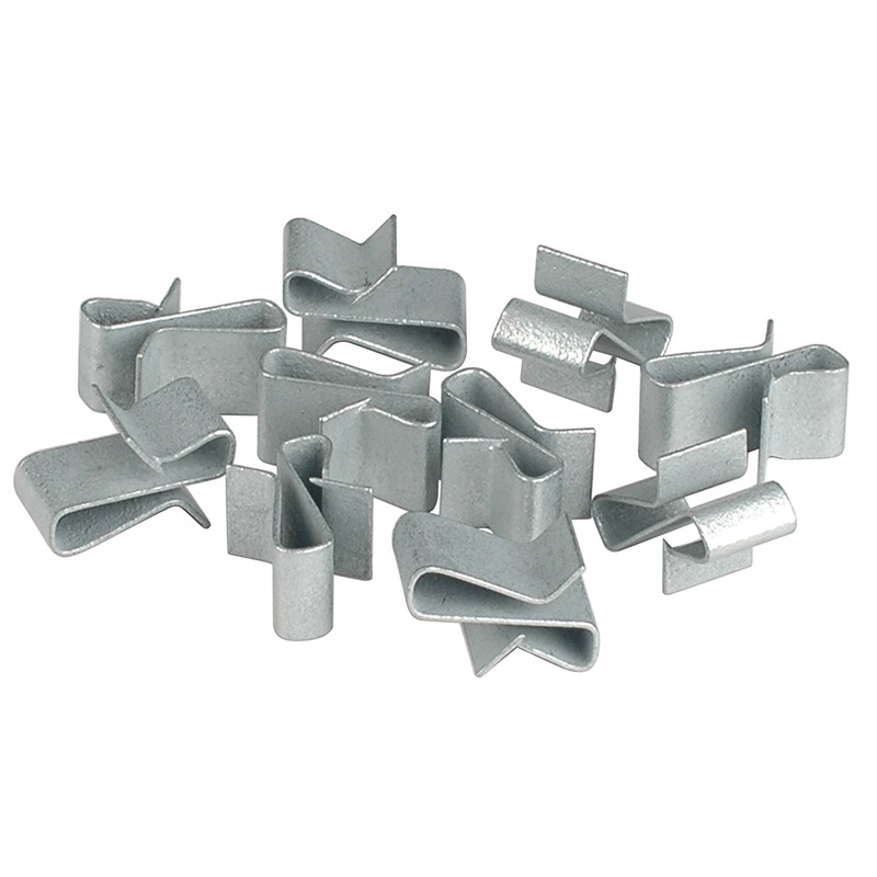 C.E. Smith Trailer Frame Clips – Zinc – 3/8 Wide – 10-Pack – 16867A