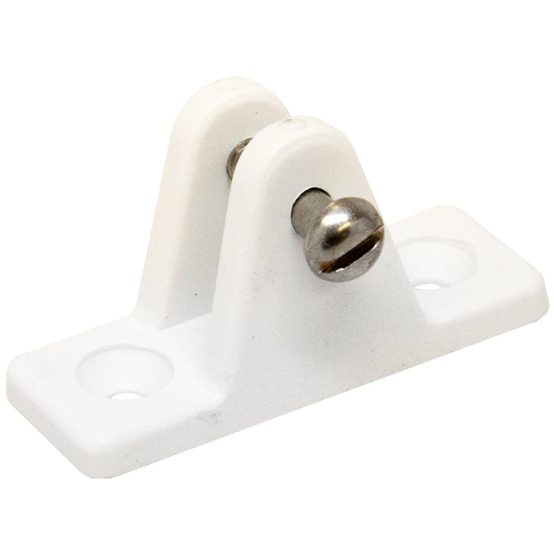Sea-Dog Nylon Angled Deck Hinge – White – 273231-1