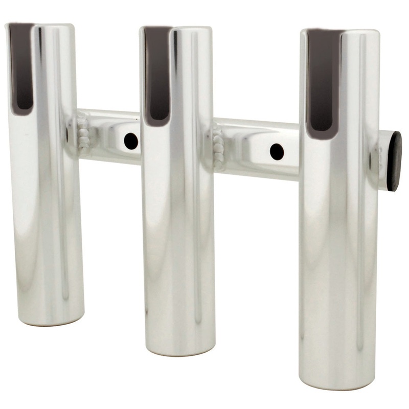 TACO 3-Rod Holder Rack – Brushed Aluminum – F31-3003BSA-1