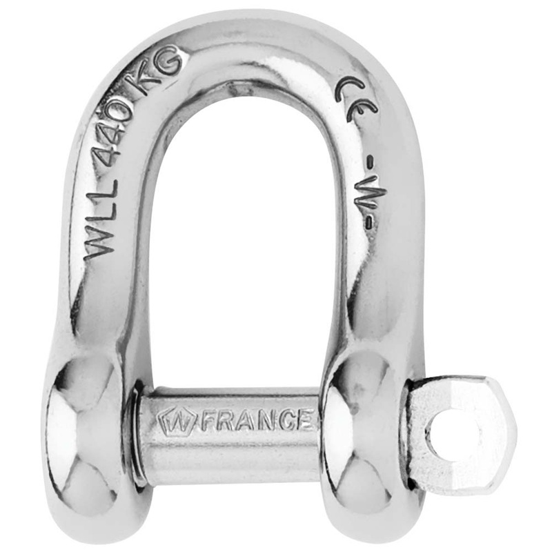 Wichard Captive Pin D Shackle – Diameter 8mm – 5/16 – 1404