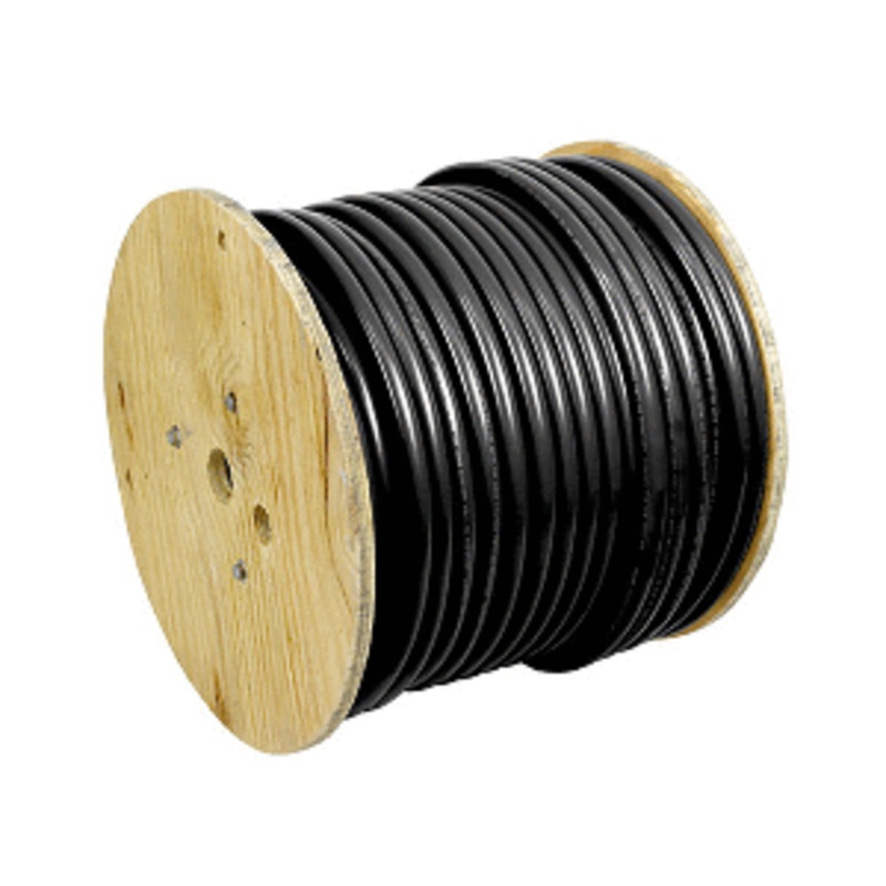 Pacer Black 1/0 AWG Battery Cable – 250′ – WUL1/0BK-250