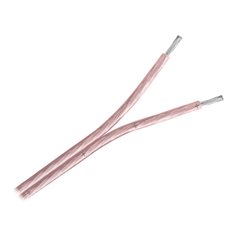 Pacer Clear 14/2 AWG Two Conductor Speaker Wire – 100′