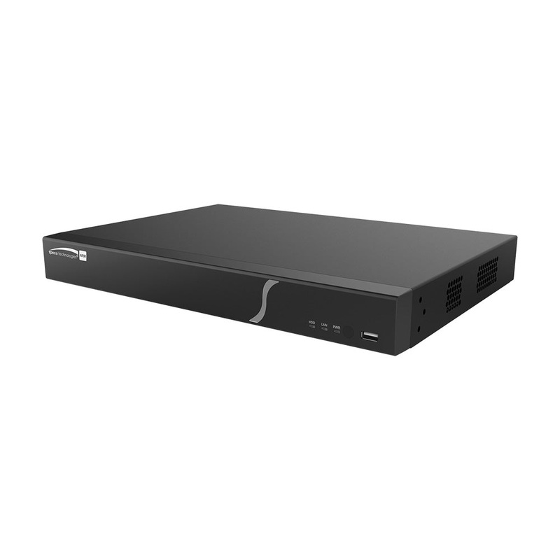 Speco 8 Channel 4K Recorder w/Smart Analytics – 8 Built-In POE Ports
