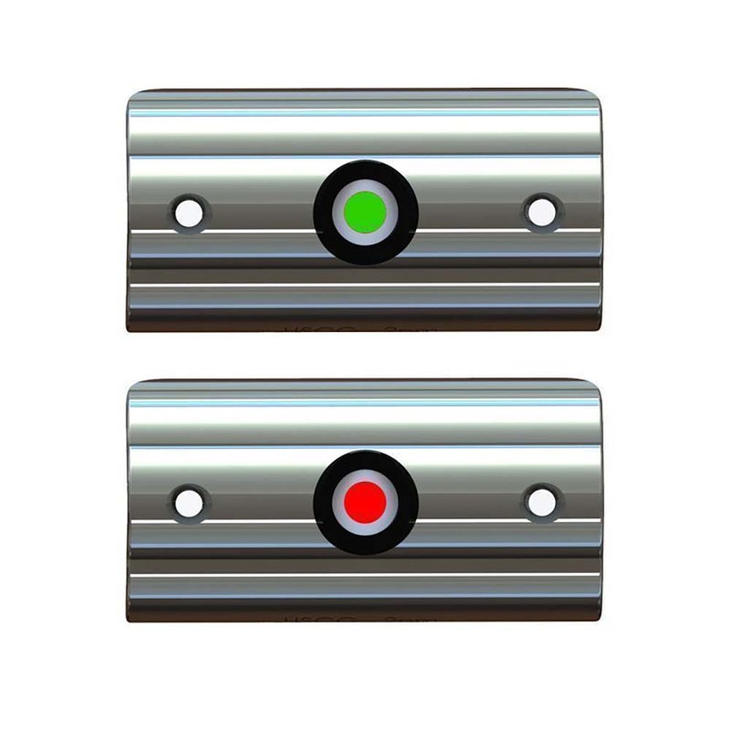 TACO Rub Rail Mounted Navigation Lights for Boats Up To 30 feet – Port & Starboard Included – F38-6602-1