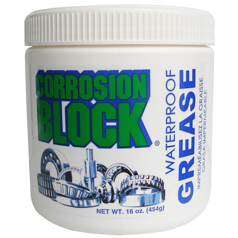 Corrosion Block High Performance Waterproof Grease – 16oz Tub – Non-Hazmat, Non-Flammable  Non-Toxic – 25016