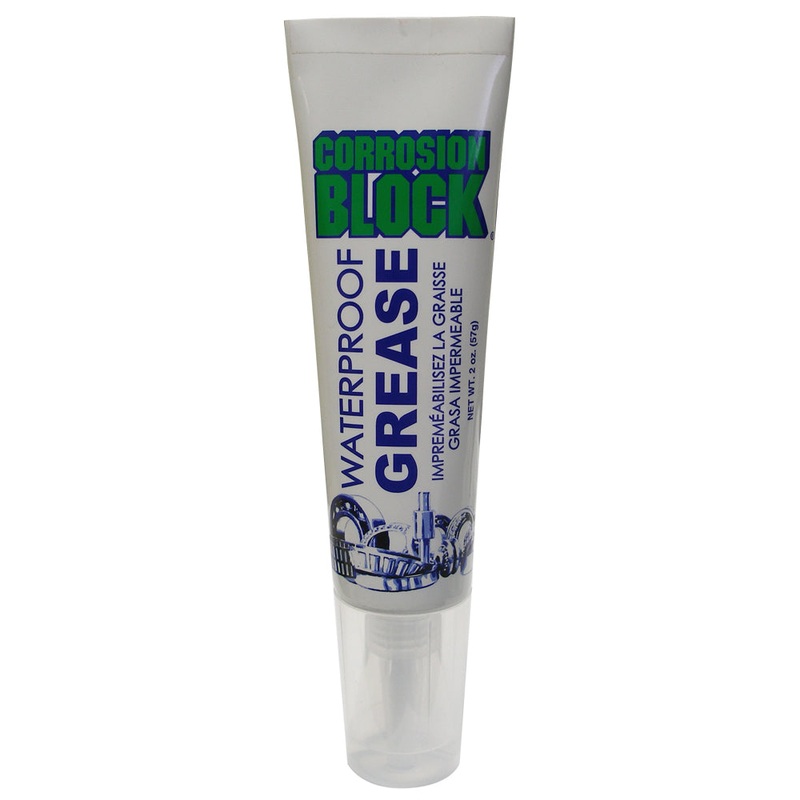 Corrosion Block High Performance Waterproof Grease – 2oz Tube – Non-Hazmat, Non-Flammable  Non-Toxic – 25002