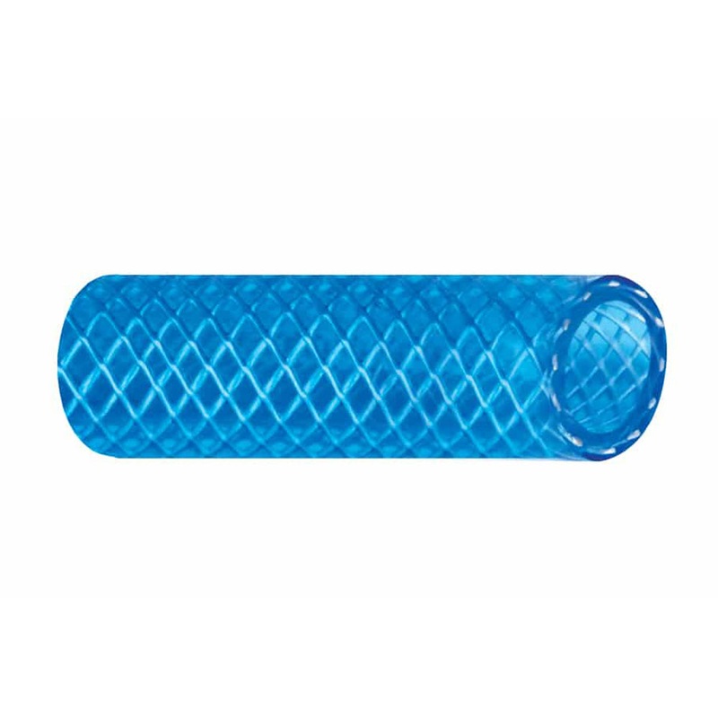 Trident Marine 5/8 Reinforced PVC (FDA) Cold Water Feed Line Hose – Drinking Water Safe – Translucent Blue – Sold by the Foot – 165-0586-FT