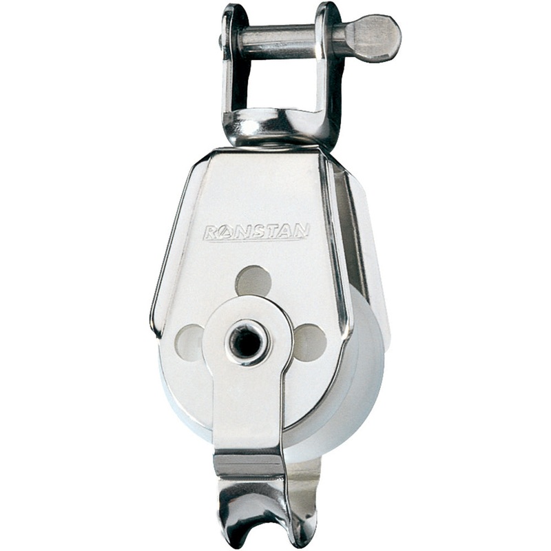 Ronstan Series 30 Utility Block – Single, Becket, Swivel Shackle Head – RF567