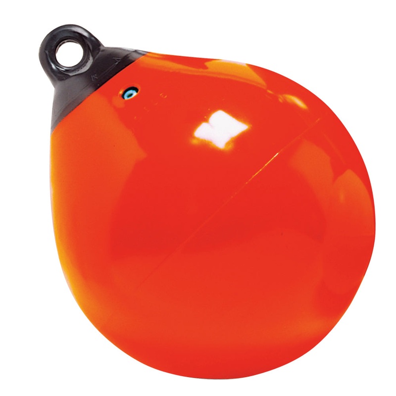 Taylor Made 12 Tuff End Inflatable Vinyl Buoy – Orange – 61143