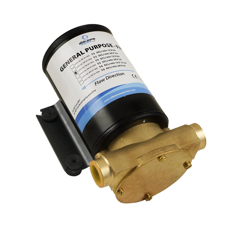 Albin Pump Marine General Purpose Pump FIP F3 (9 GPM) – 12V – 04-01-003