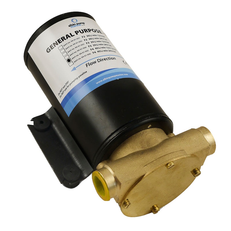 Albin Pump Marine General Purpose Pump FIP F4 – 24V – 12 GPM – 04-01-006