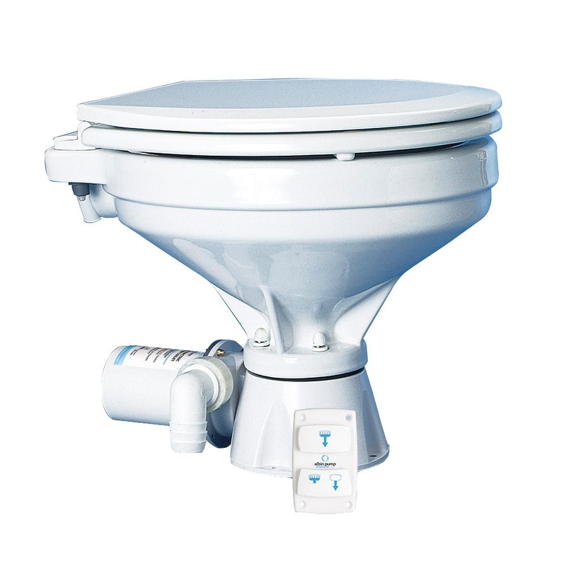 Albin Pump Marine Toilet Silent Electric Comfort – 12V – 07-03-012