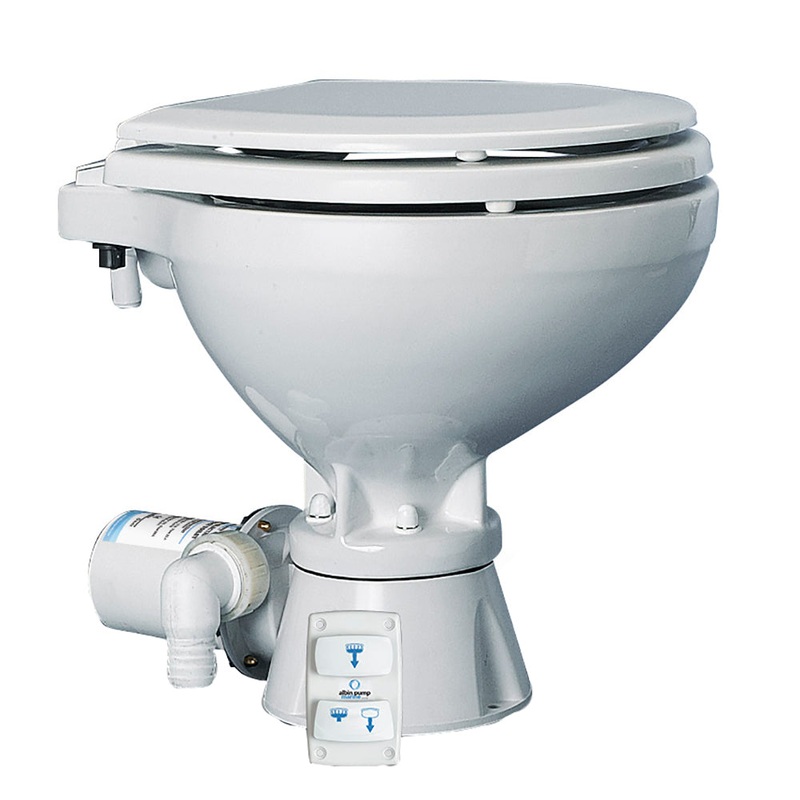 Albin Pump Marine Toilet Silent Electric Compact – 24V – 07-03-011