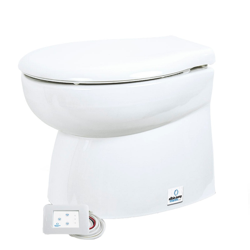 Albin Pump Marine Toilet Silent Premium Low – 24V – 07-04-017