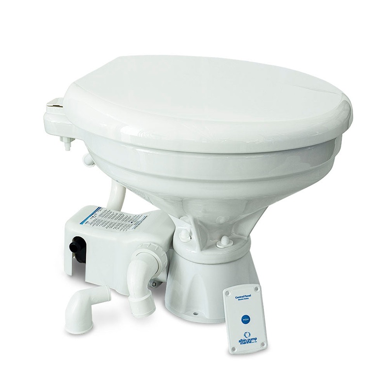 Albin Pump Marine Toilet Standard Electric EVO Comfort – 12V – 07-02-006