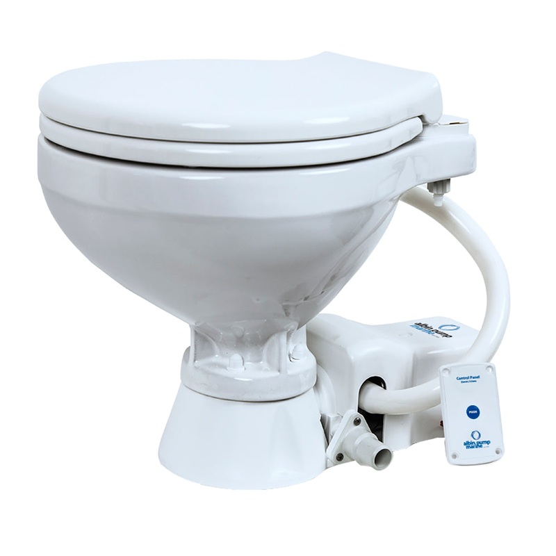 Albin Pump Marine Toilet Standard Electric EVO Compact – 12V – 07-02-004