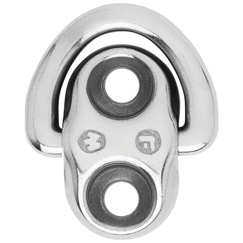 Wichard Folding Pad Eye – 6mm Diameter (15/64) – 2 Fixed Holes – 6684