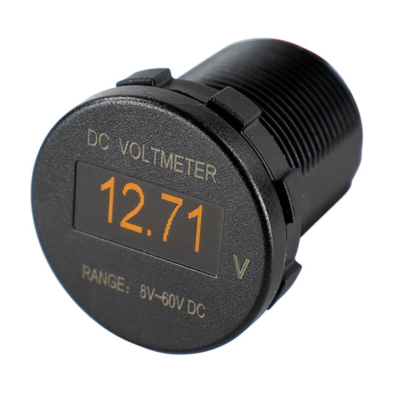 Sea-Dog OLED Voltmeter – Round – 421600-1
